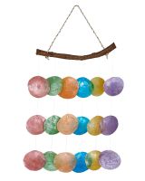 11212 - Colorful Lines Placuna Chime 12x18"