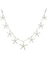 11442 - 9 White Finger Starfish Strand 72"