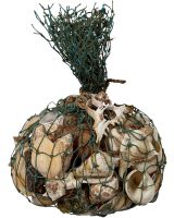 2022 - 1kg Natural Shells in Blue Trawler Net