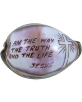 3383 - Carved Cowrie-Way Truth and Life