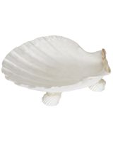 4701 - Irish Deep 4" Serving Dish w/ Shell Legs