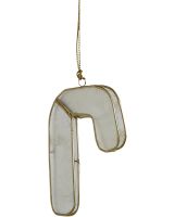 6708 - Capiz Candy Cane 3.5" Ornament