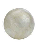 6902 - Ivory Capiz Layered Shell Orb 6"
