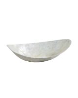 6935 - Capiz Shell Oval Bowl 9x6x3"