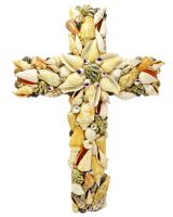 7051 - Natural Shell Cross 16"