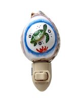 753802 - Painted 3D Turtle Cowry LED Night Light