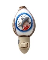 754002 - Painted 3D Dolphin Cowry LED Night Light