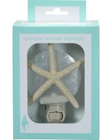 850202 - White Starfish Boxed LED Night Light