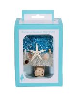 852102 - Sand & Sea w/ Starfish Square Boxed LED Night Light