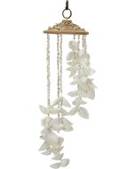 11373 - White Shells Hat Chime 4x18"