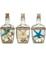 2303 - Knobby Starfish & Shells in Bottle 6.5"