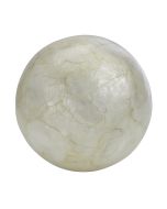 6902 - Ivory Capiz Layered Shell Orb 6"